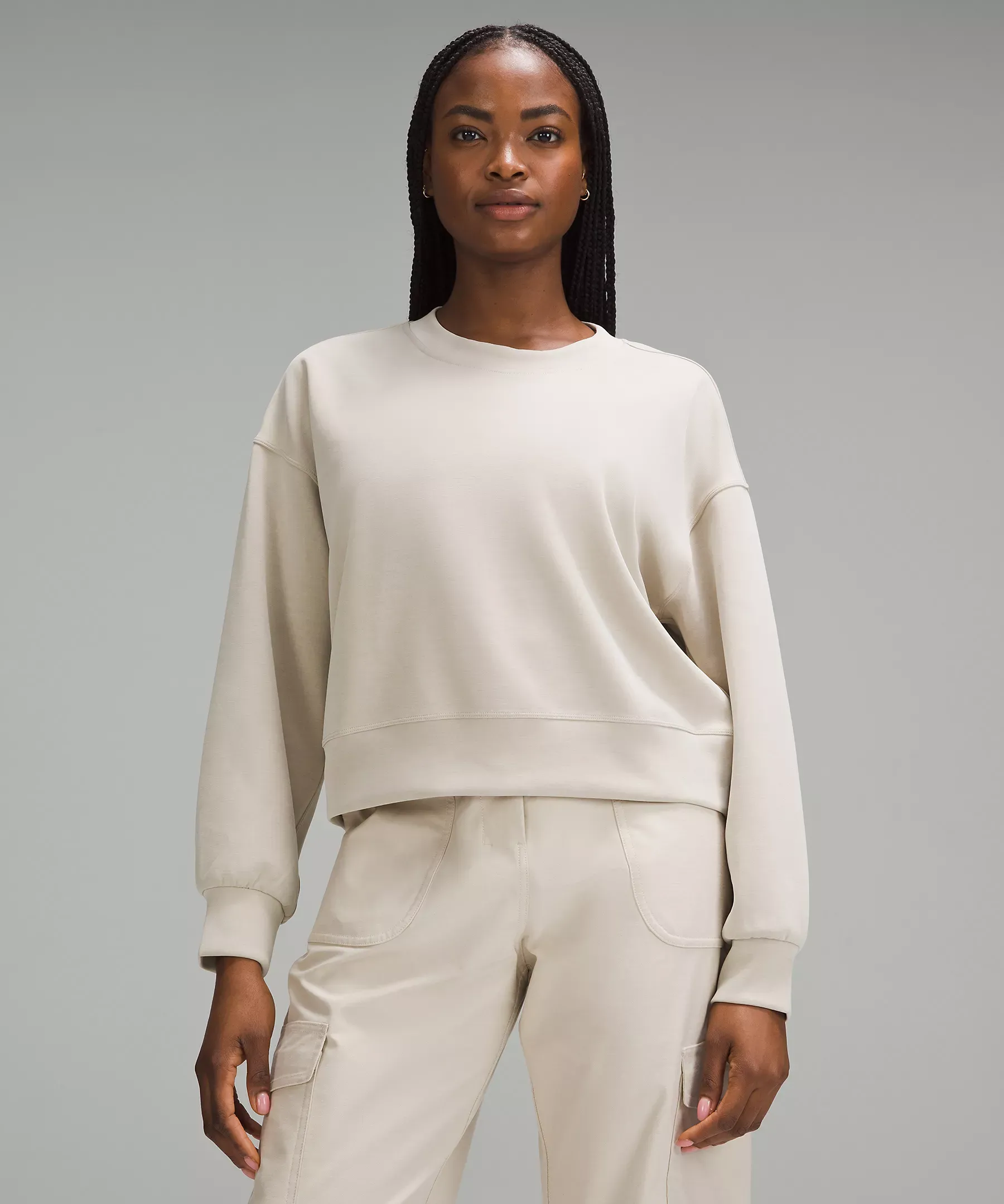 lululemon Softstreme Perfectly Oversized Cropped Crew - Lululemon
