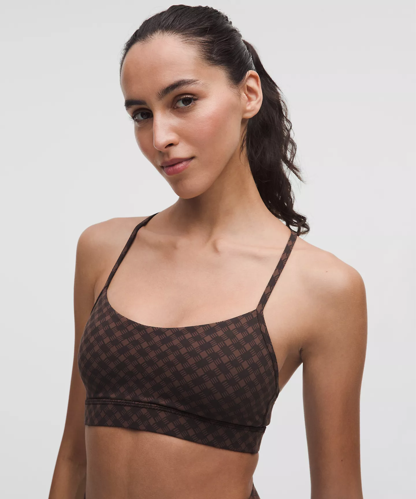 Flow Y Bra Nulu Light Support, A–C Cups Jacquard - Lululemon