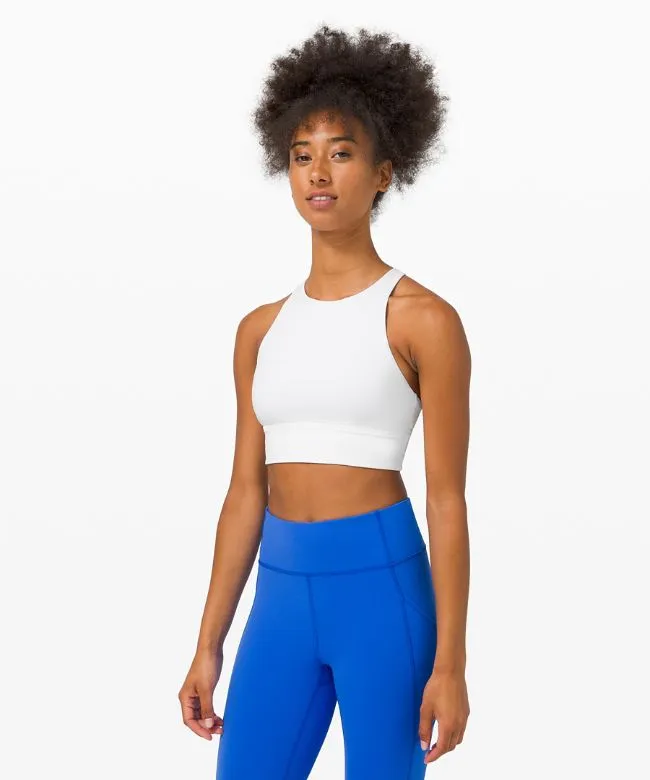 lululemon Energy High-Neck Longline Bra Medium Support, B–D Cups - Lululemon