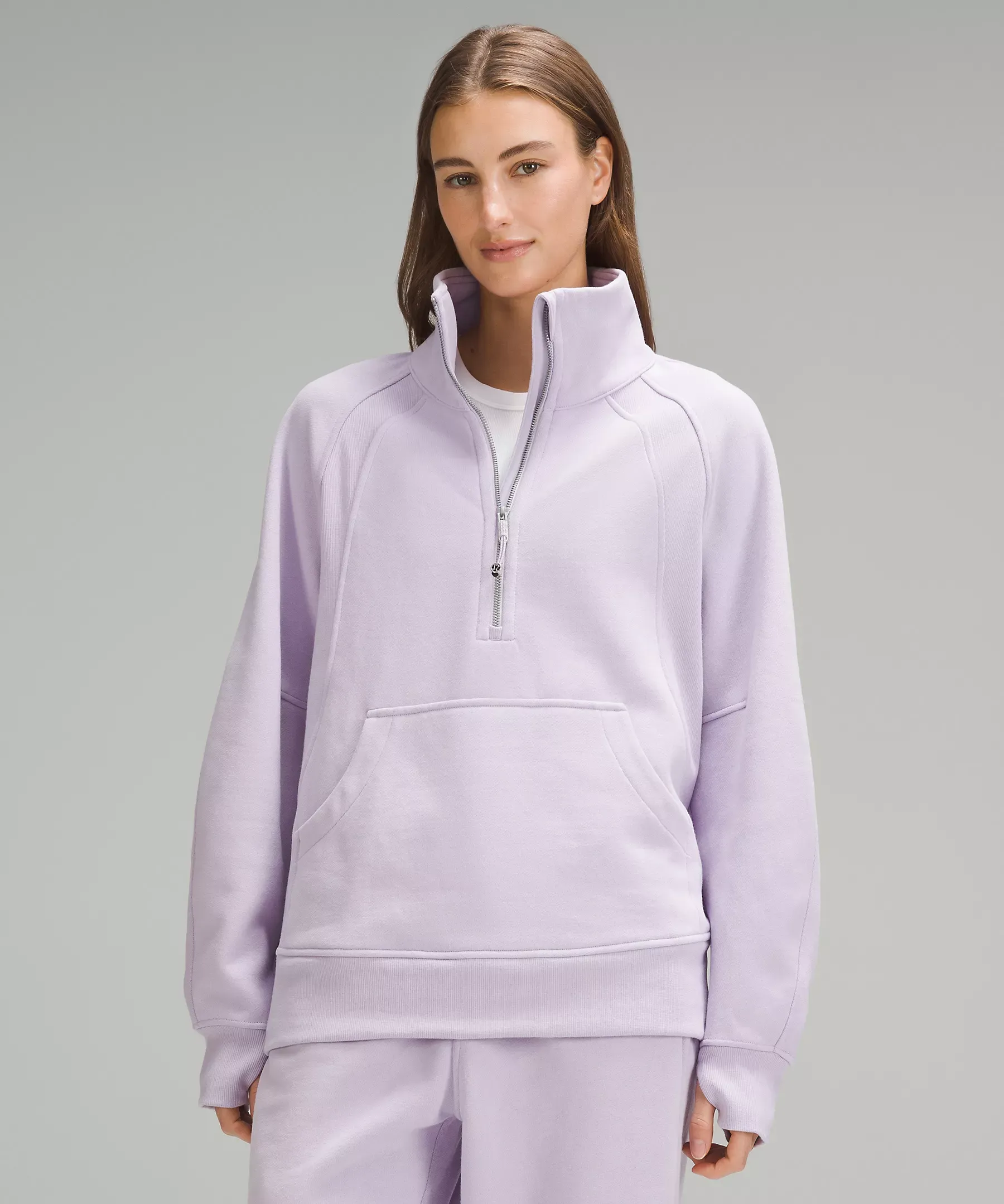 lululemon Scuba Oversized Funnel-Neck Half Zip Long - Lululemon