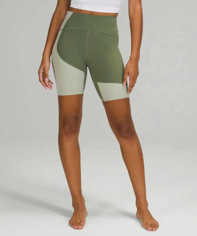 lululemon Nulu Colour Block High-Rise Short 8 - Lululemon