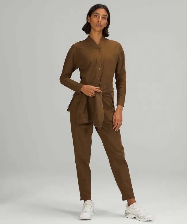 lululemon   lab Woven Long Sleeve Jumpsuit - Lululemon
