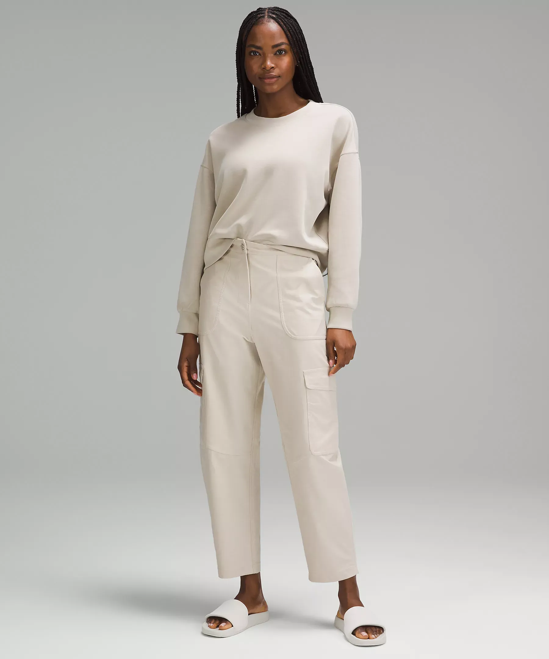 lululemon Softstreme Perfectly Oversized Cropped Crew - Lululemon