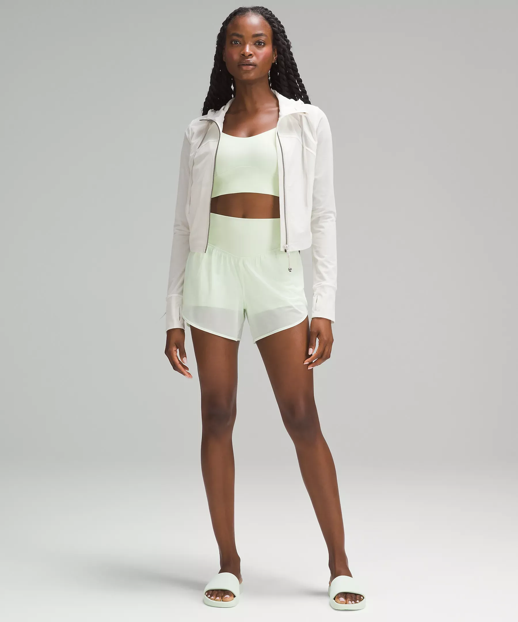 lululemon Cropped Define Mesh Jacket Nulu - Lululemon