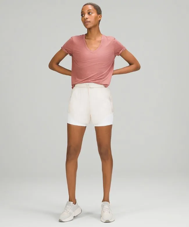 lululemon Love Tee Short Sleeve Shirt V-Neck T-Shirt Slub - Lululemon