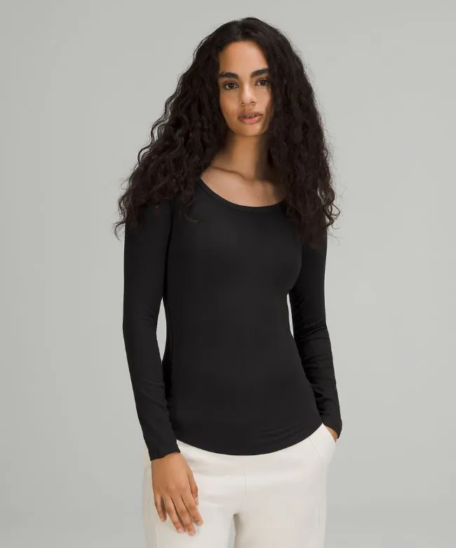 lululemon Hold Tight Scoop Neck Long Sleeve Shirt Online Only - Lululemon